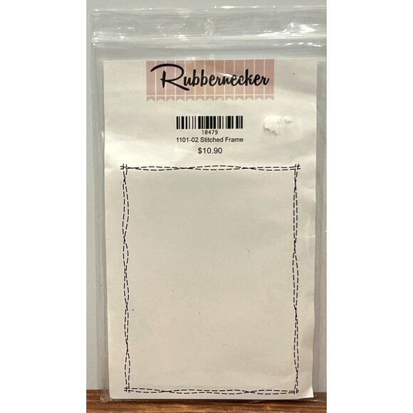 Rubbernecker Stitched Frame rubber stamp 10479 For Crafting & Cardmaking - Picture 1 of 2